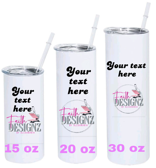 Personalize Tumblers